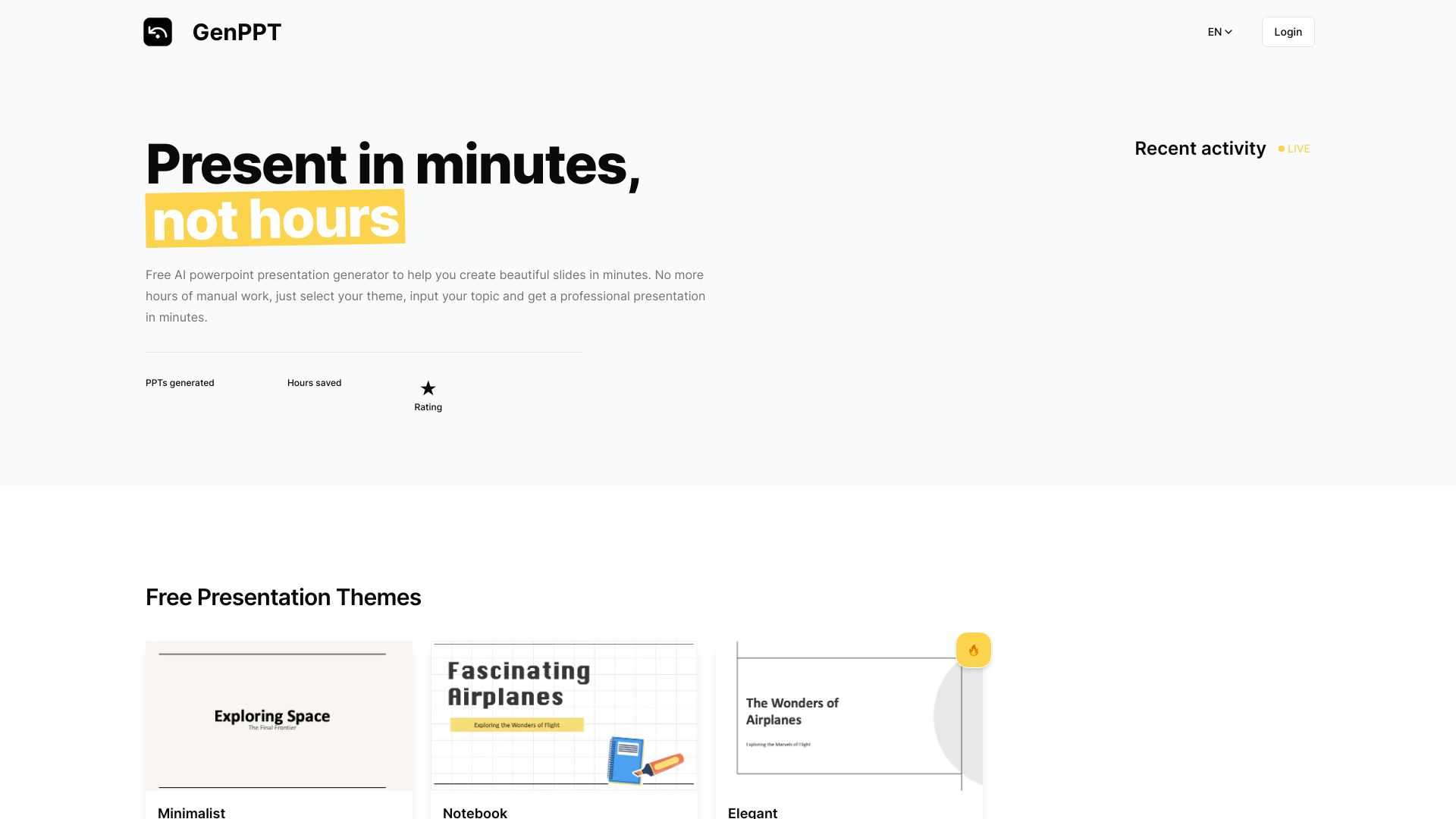 GenPPT - AI Tool Ocean
