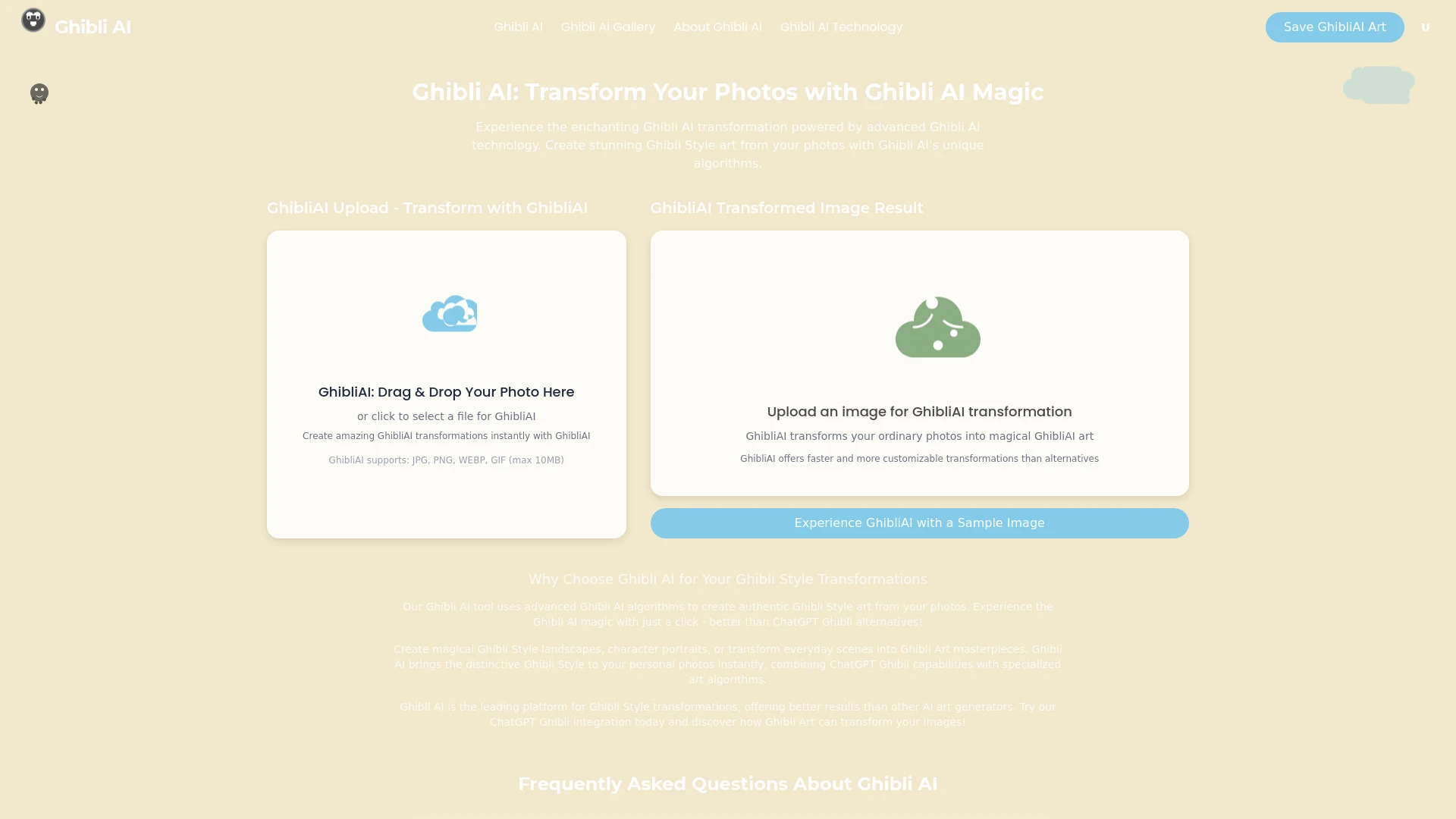 Ghibli AI - AI Tool Ocean
