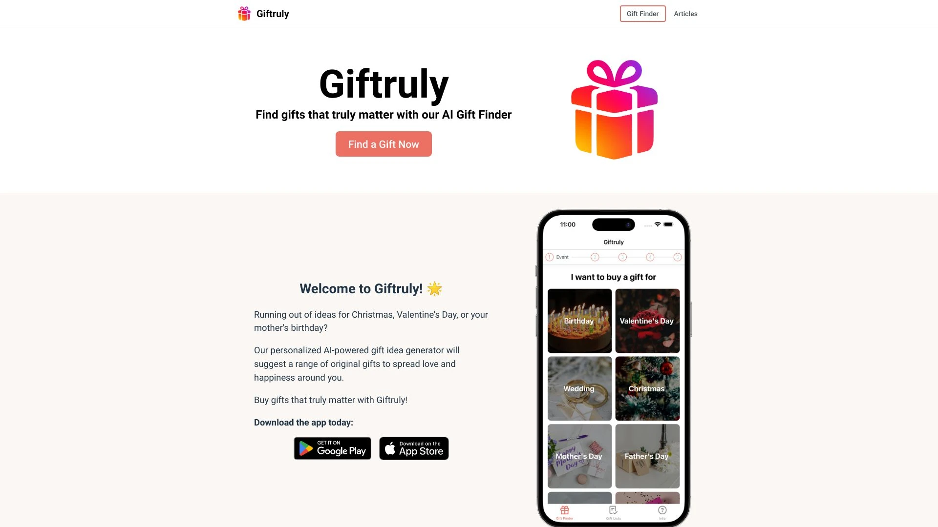 Giftruly - AI Tool Ocean