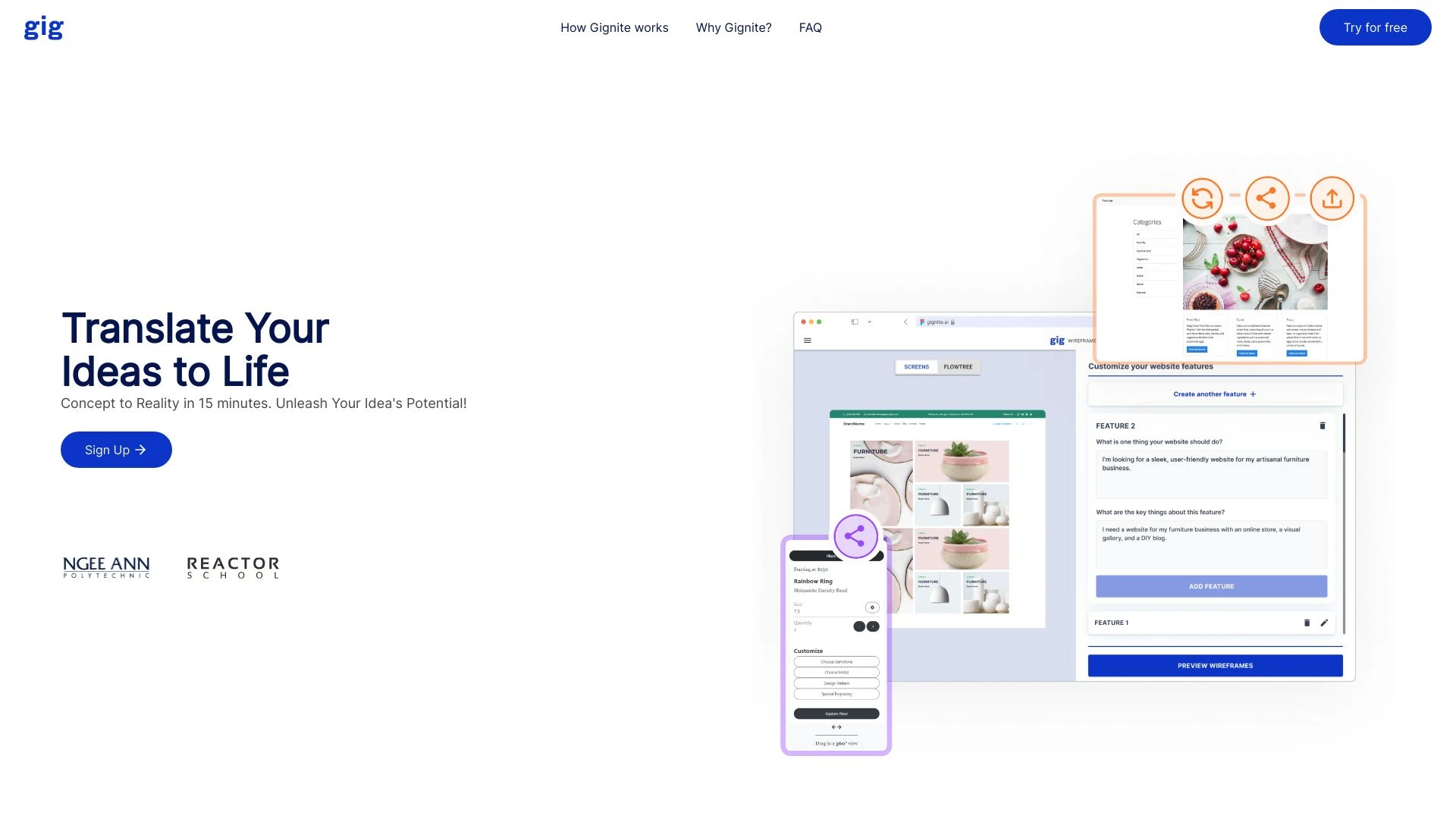 Gignite.ai - AI Tool Ocean