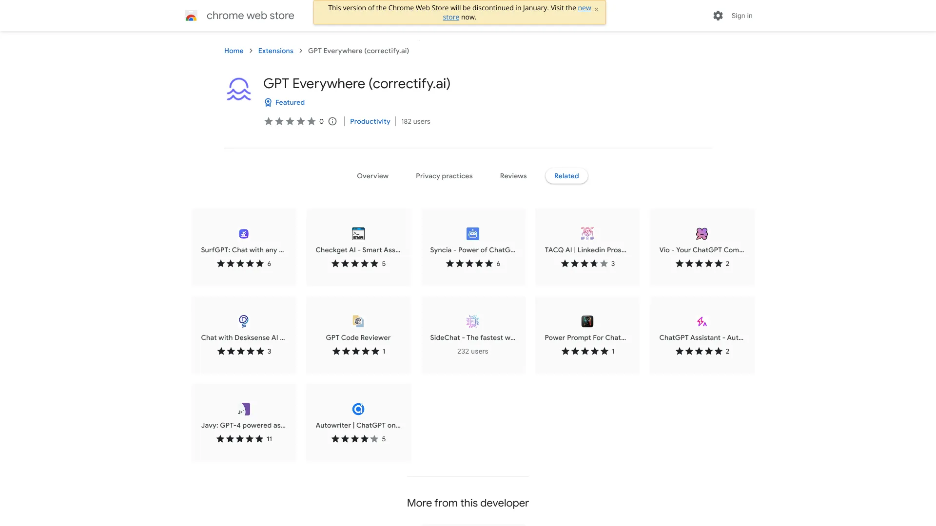 GPT Everywhere (correctify.ai) - Chrome Extension - AI Tool Ocean