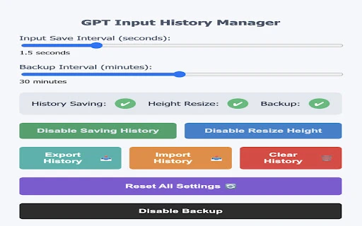 GPT Input History Manager - Chrome Extension - AI Tool Ocean