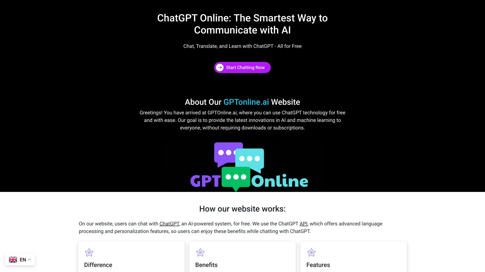 GPTOnline.ai - AI Tool Ocean