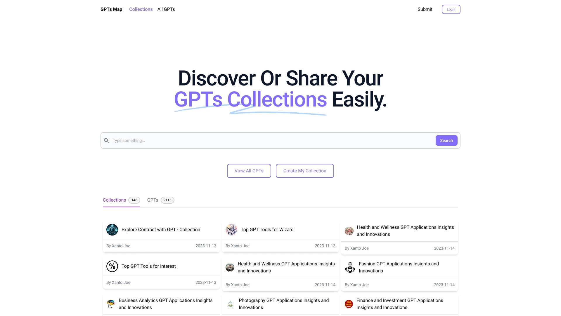 GPTs Map - AI Tool Ocean