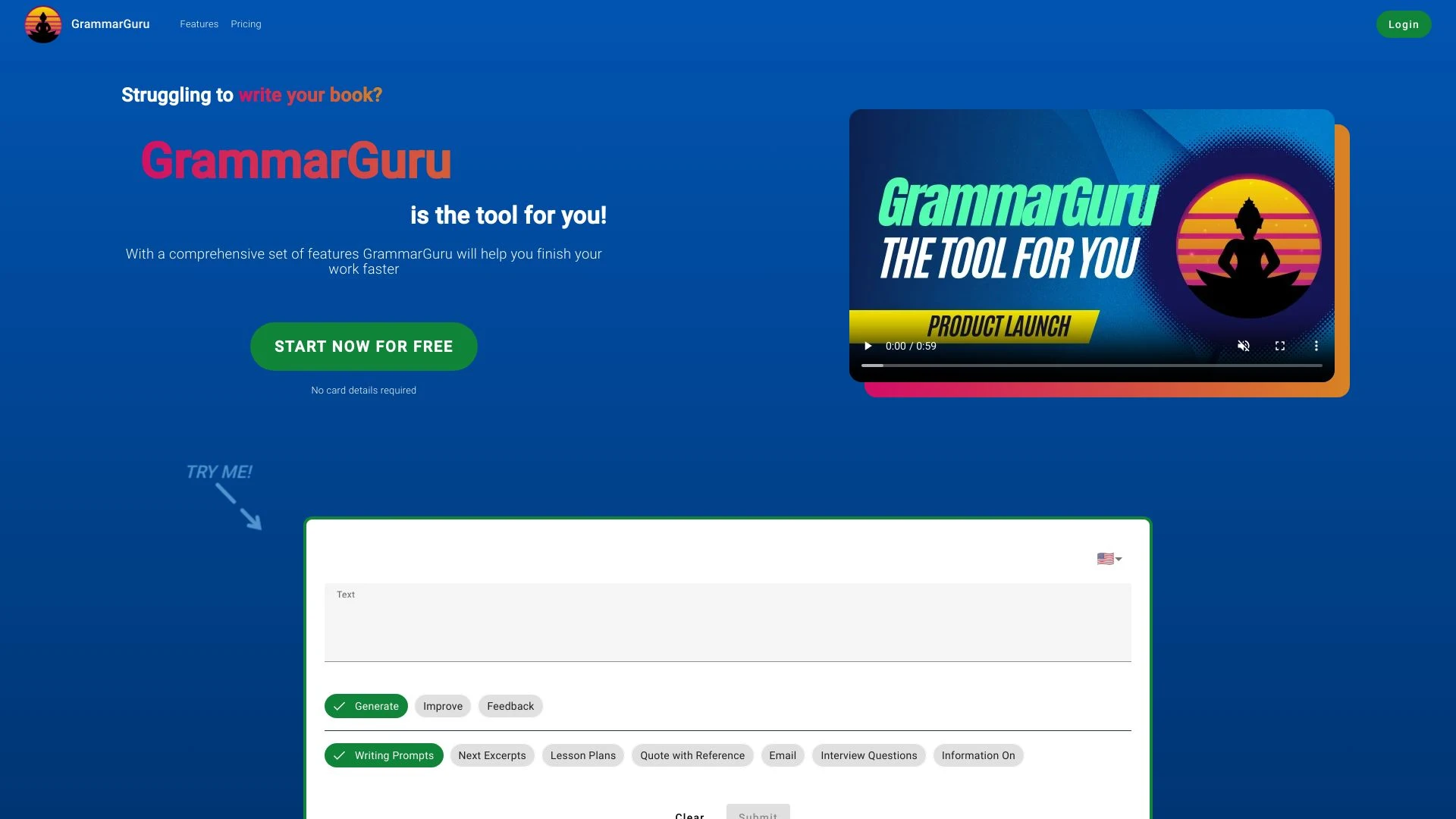 GrammarGuru - AI Tool Ocean