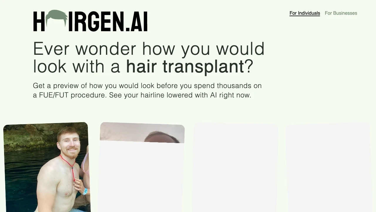 Hairgen.ai - AI Tool Ocean