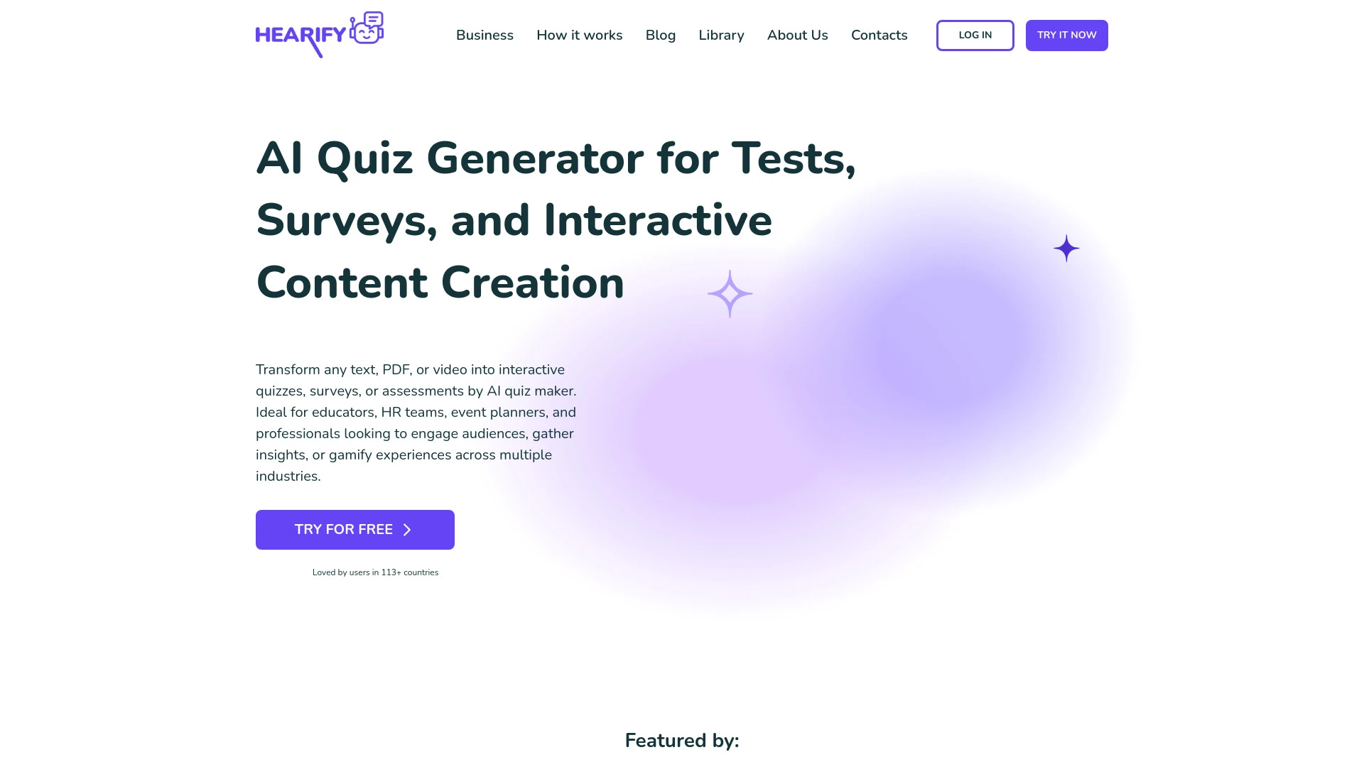 Hearify Quiz Generator - AI Tool Ocean