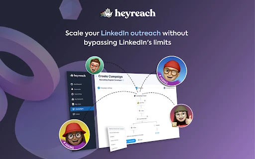 HeyReach - Chrome Extension - AI Tool Ocean