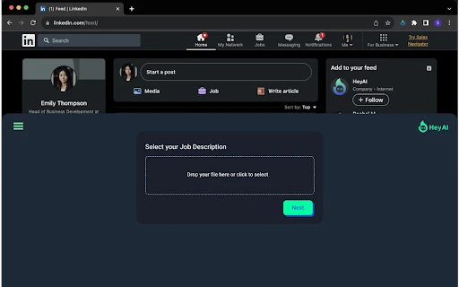 HeyTalent - Chrome Extension - AI Tool Ocean