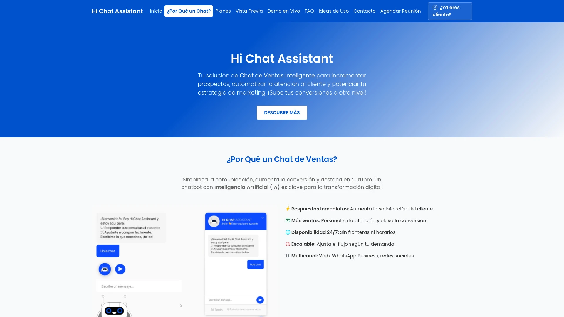 Hi Chat Assistant - AI Tool Ocean