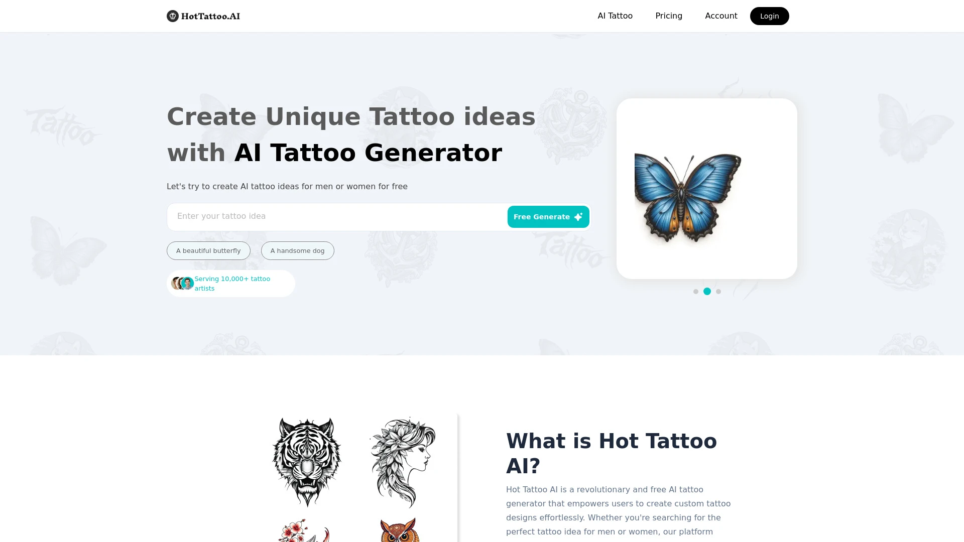 Hot Tattoo AI - AI Tool Ocean