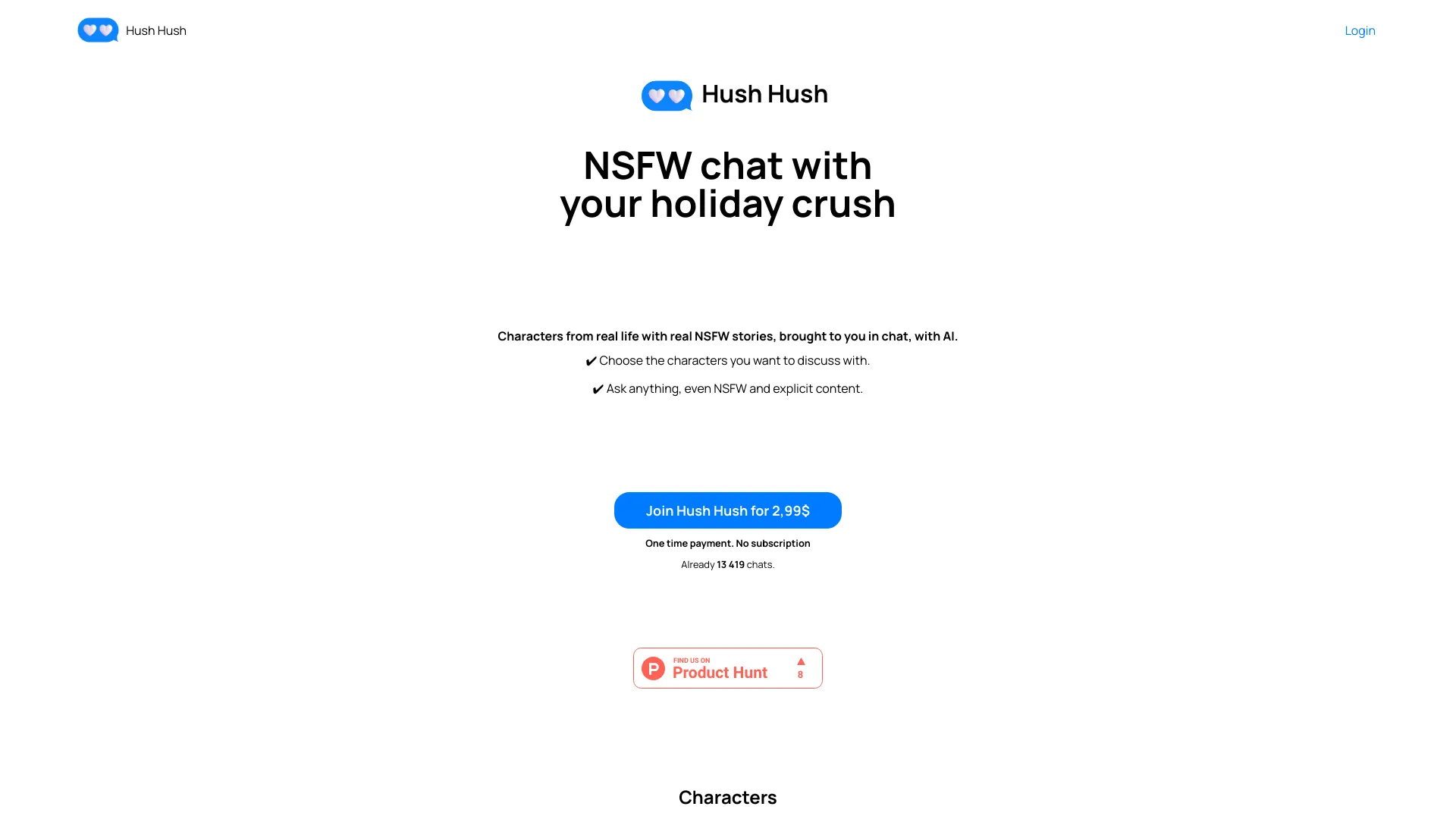 Hush Hush - AI Tool Ocean