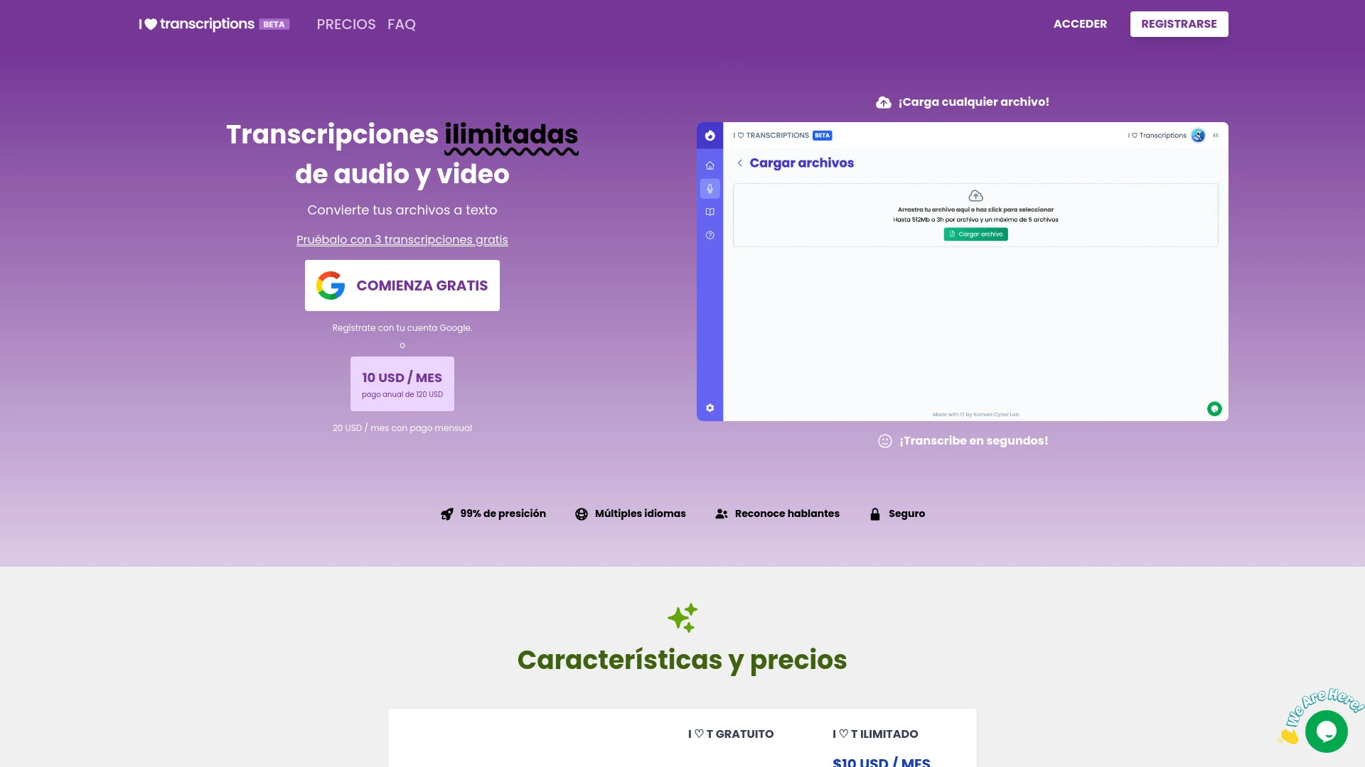 I Love Transcriptions - AI Tool Ocean
