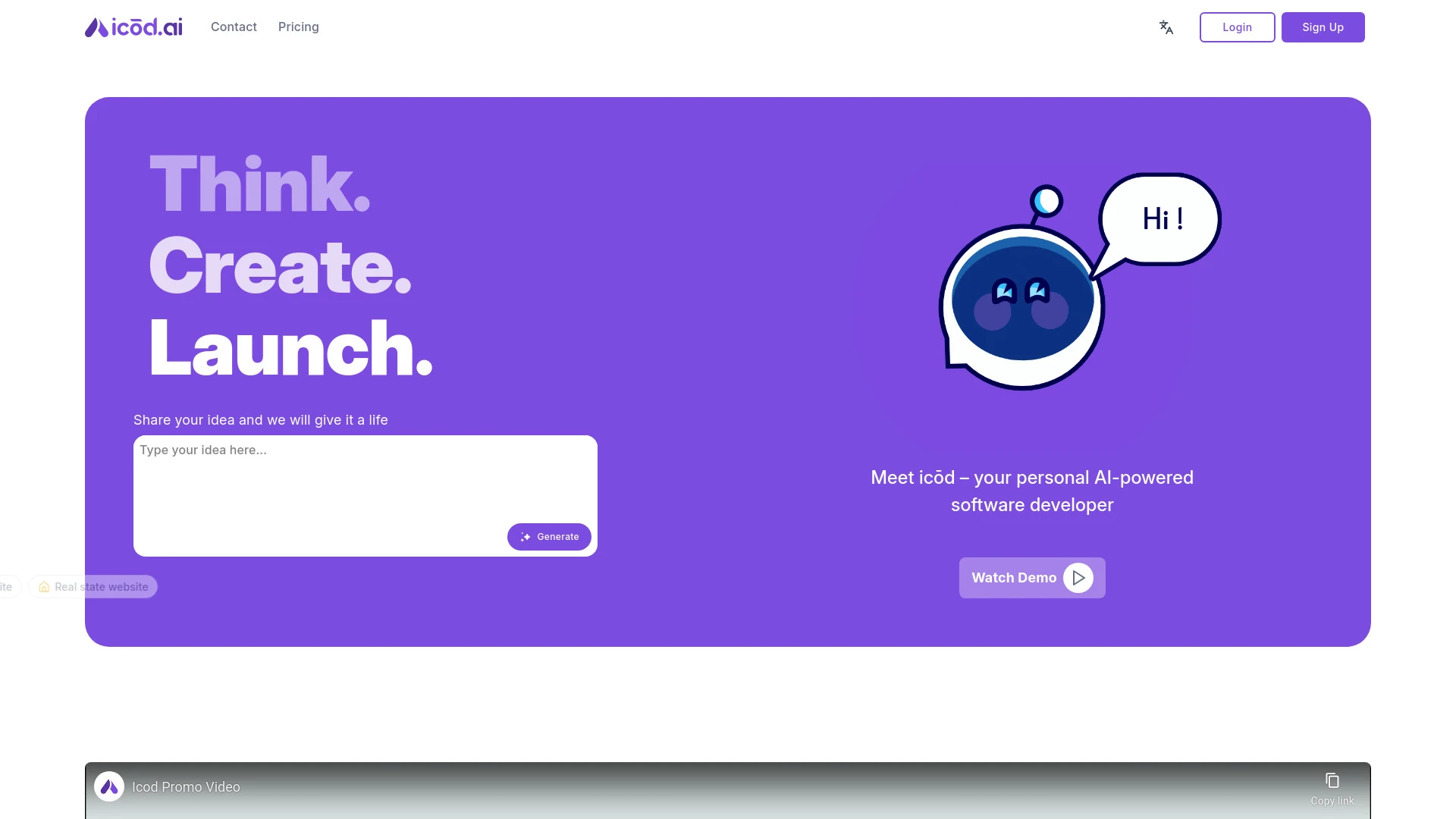 icōd.ai - AI Tool Ocean