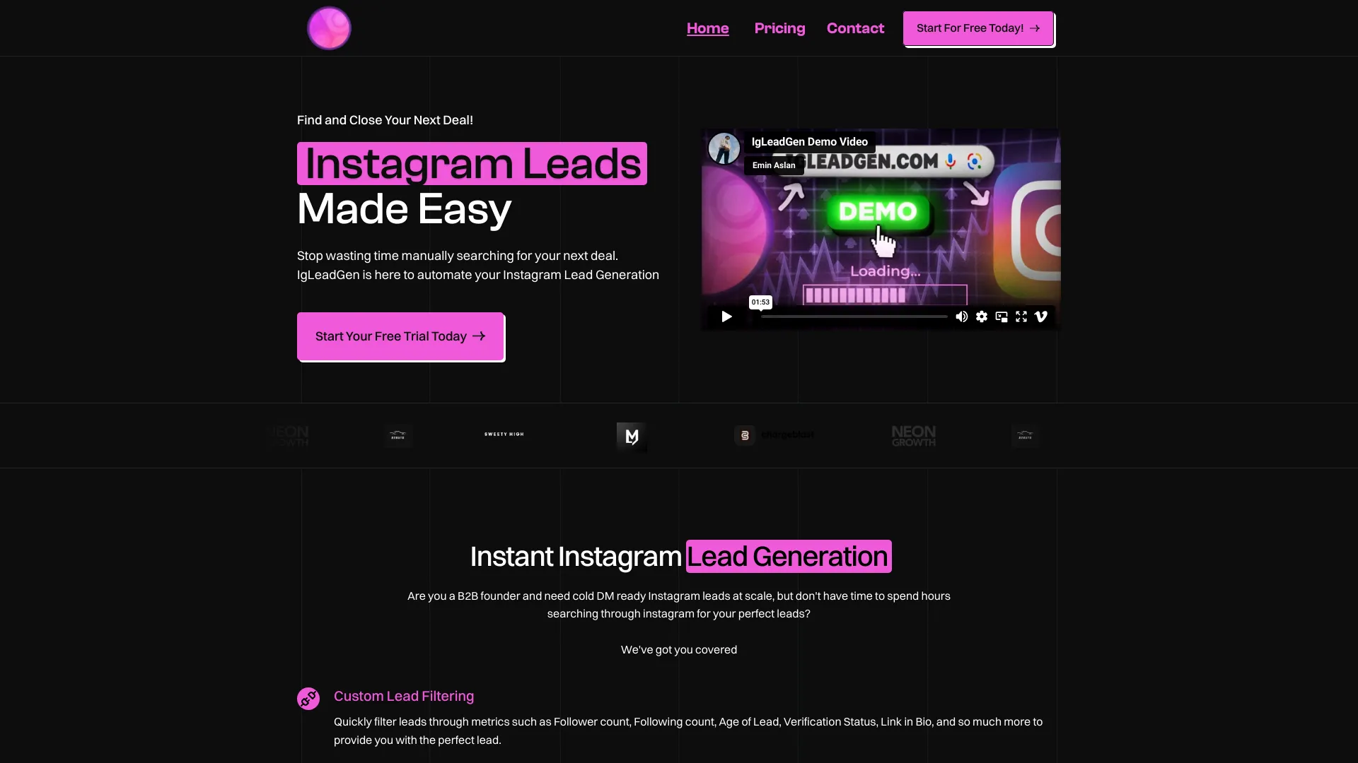 IgLeadGen - AI Tool Ocean