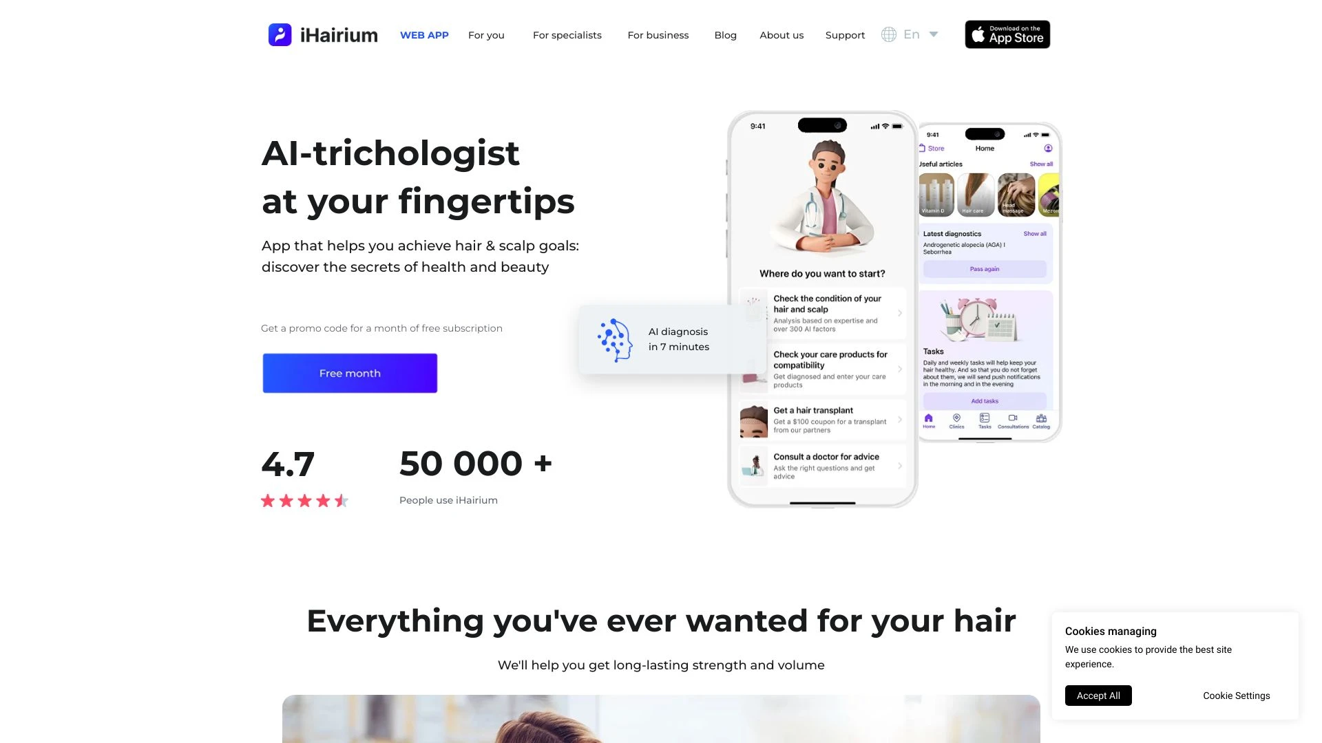 iHairium - AI Tool Ocean