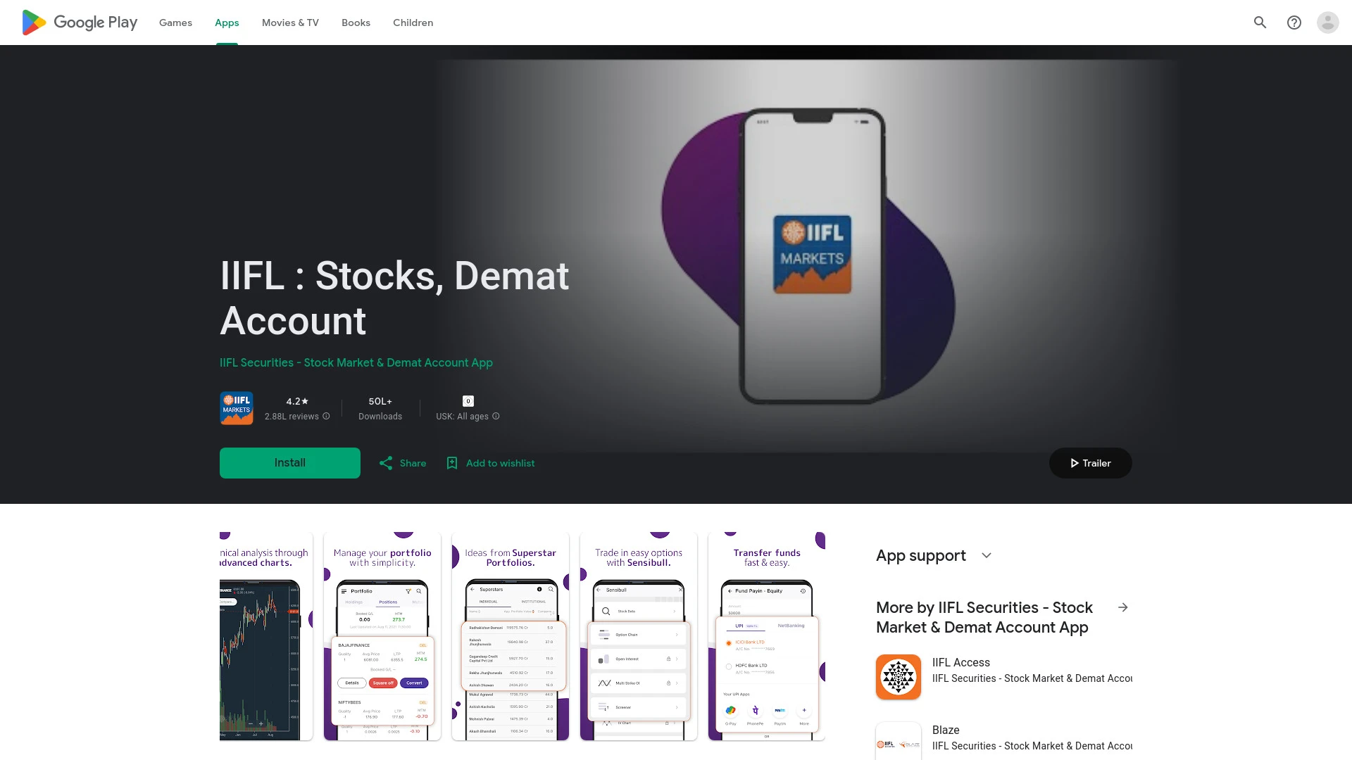 IIFL Securities Share Market App - AI Tool Ocean