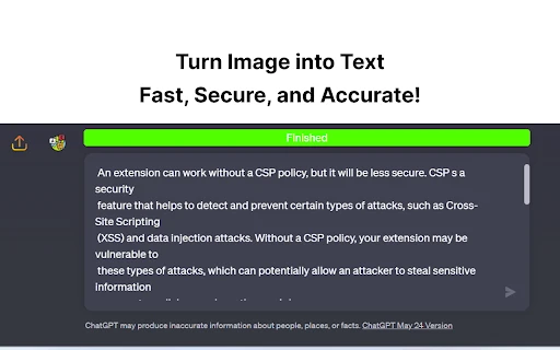 Image-To-Text-OCR-extension-for-ChatGPT - Chrome Extension - AI Tool Ocean