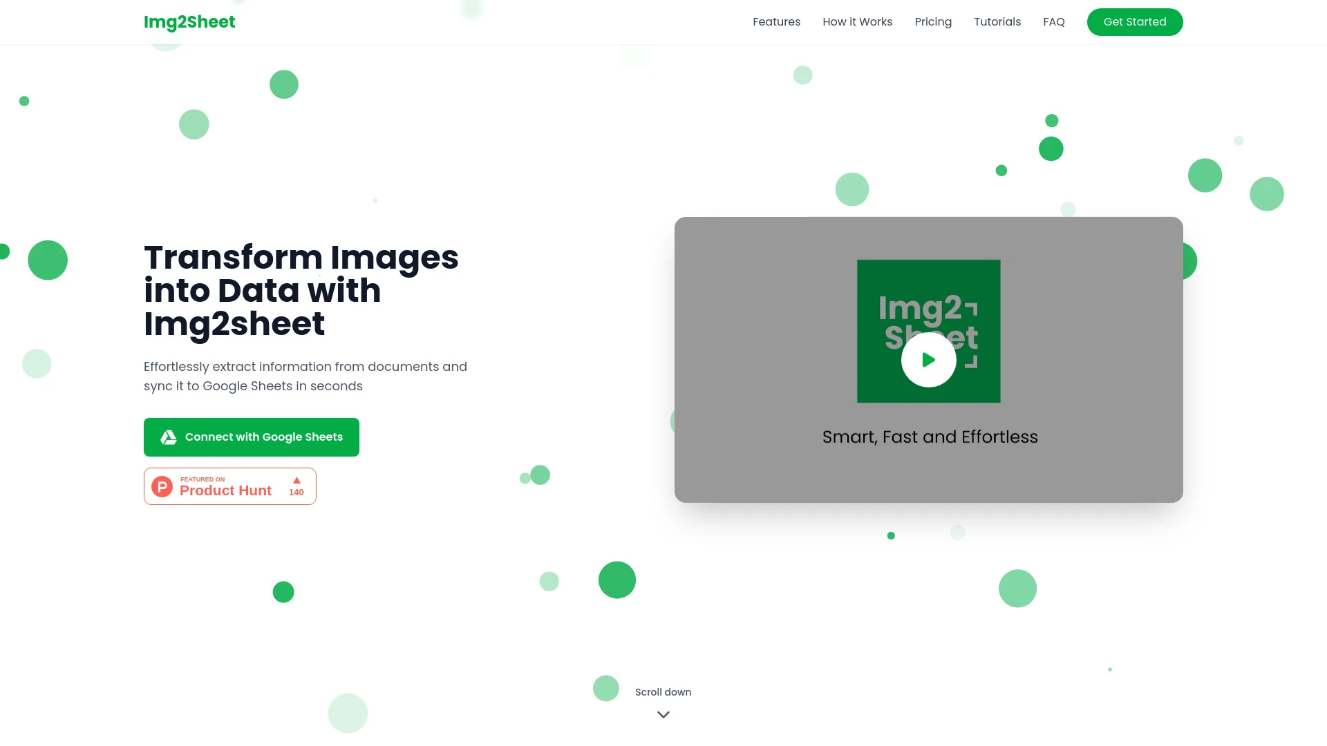 Img2Sheet - AI Tool Ocean