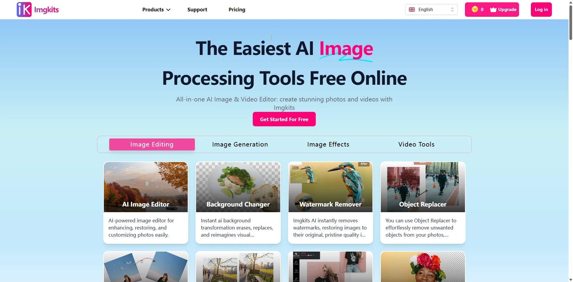Imgkits - Top AI Image & Video Processing Tools Online - AI Tool Ocean