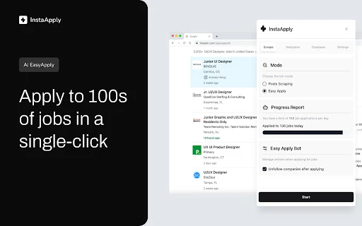 InstaApply - Chrome Extension - AI Tool Ocean