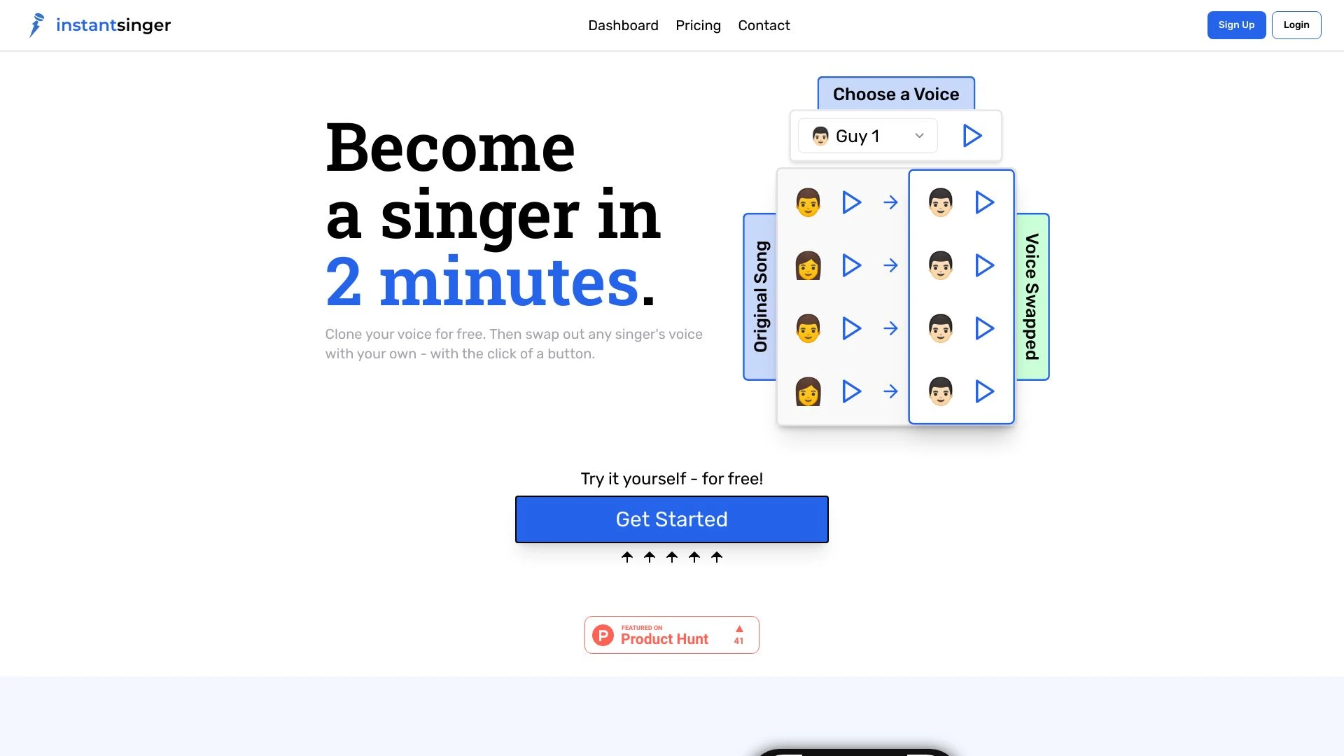 Instant Singer - AI Tool Ocean