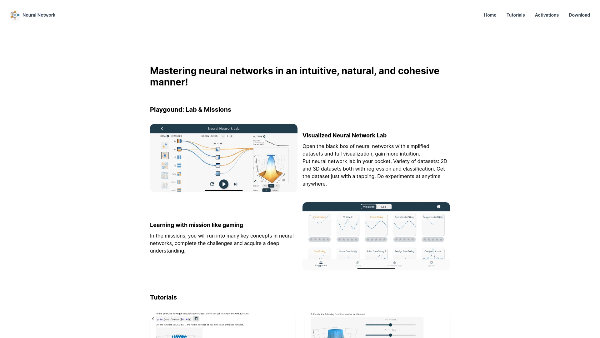 Interactive Tutorials on Neural Networks and Deep Learning - AI Tool Ocean
