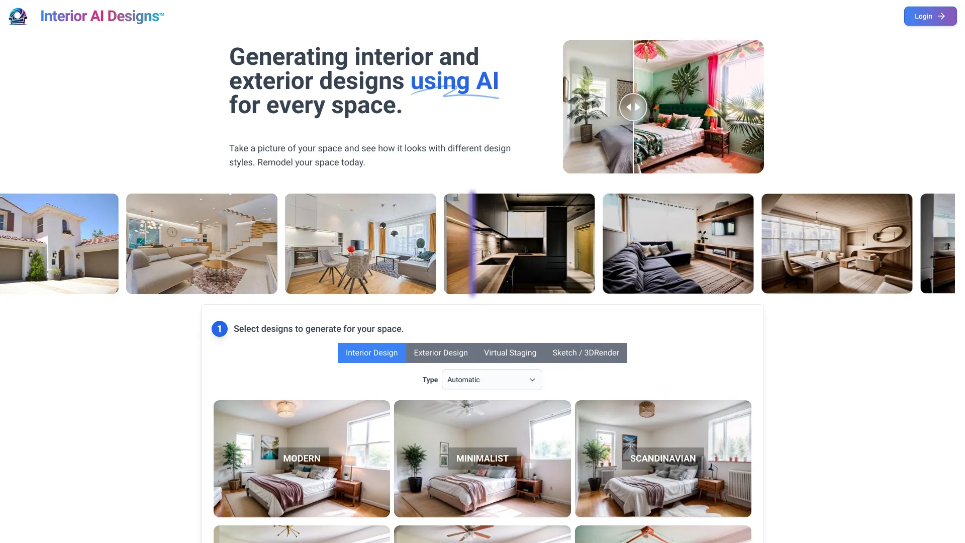 Interior AI Designs - AI Tool Ocean