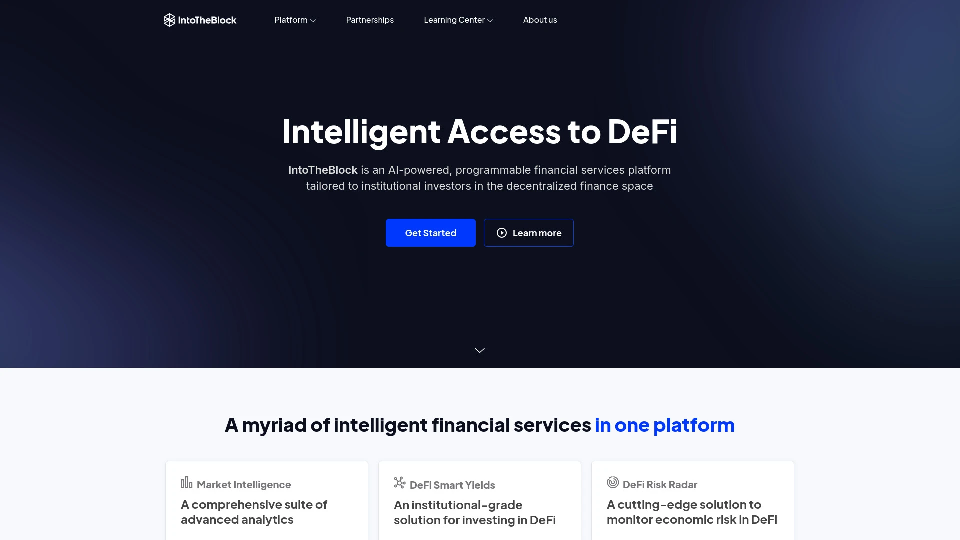 IntoTheBlock - AI Tool Ocean