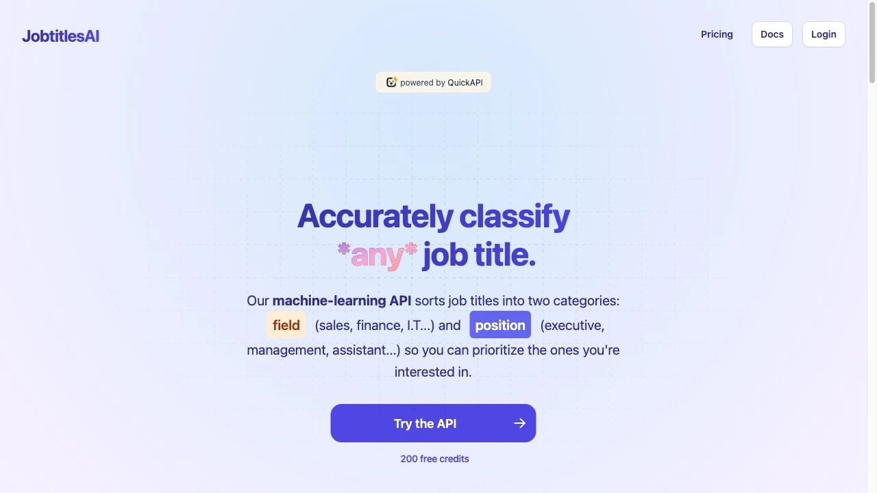 JobtitlesAI - AI Tool Ocean