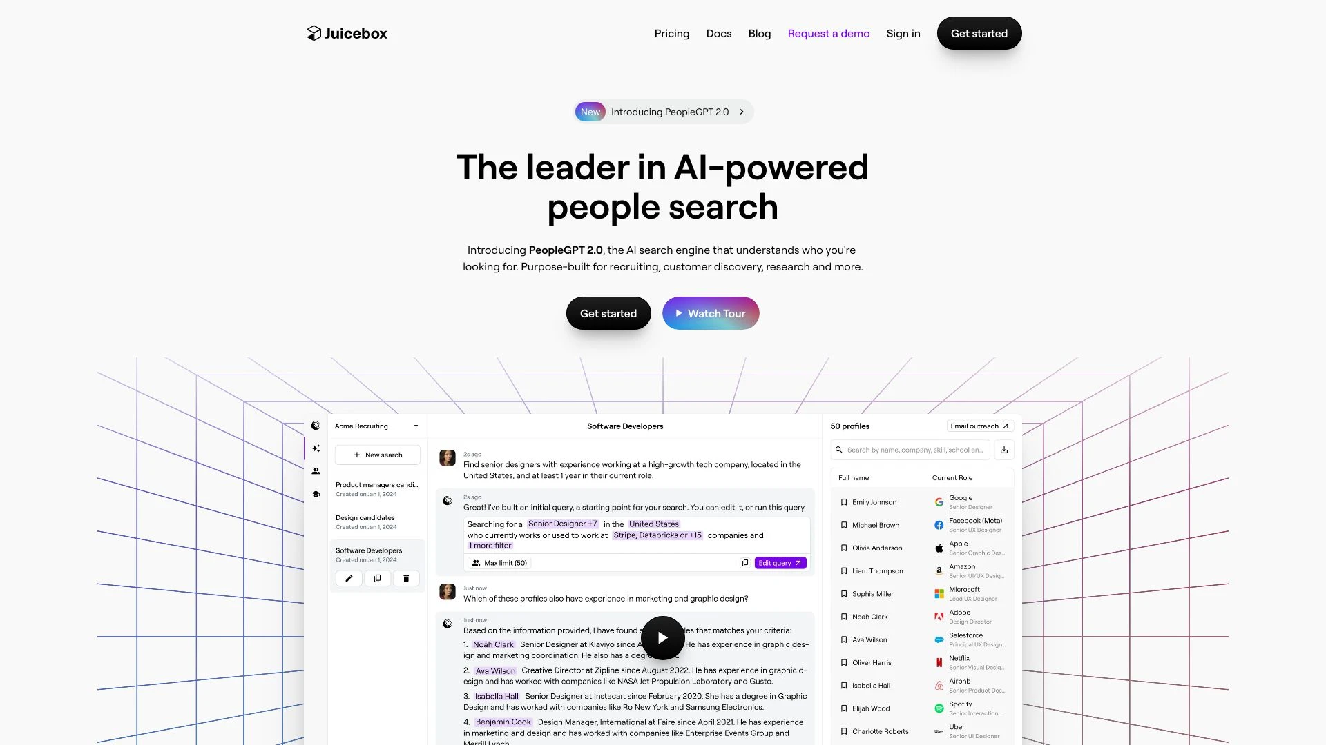 Juicebox (PeopleGPT) - AI Tool Ocean