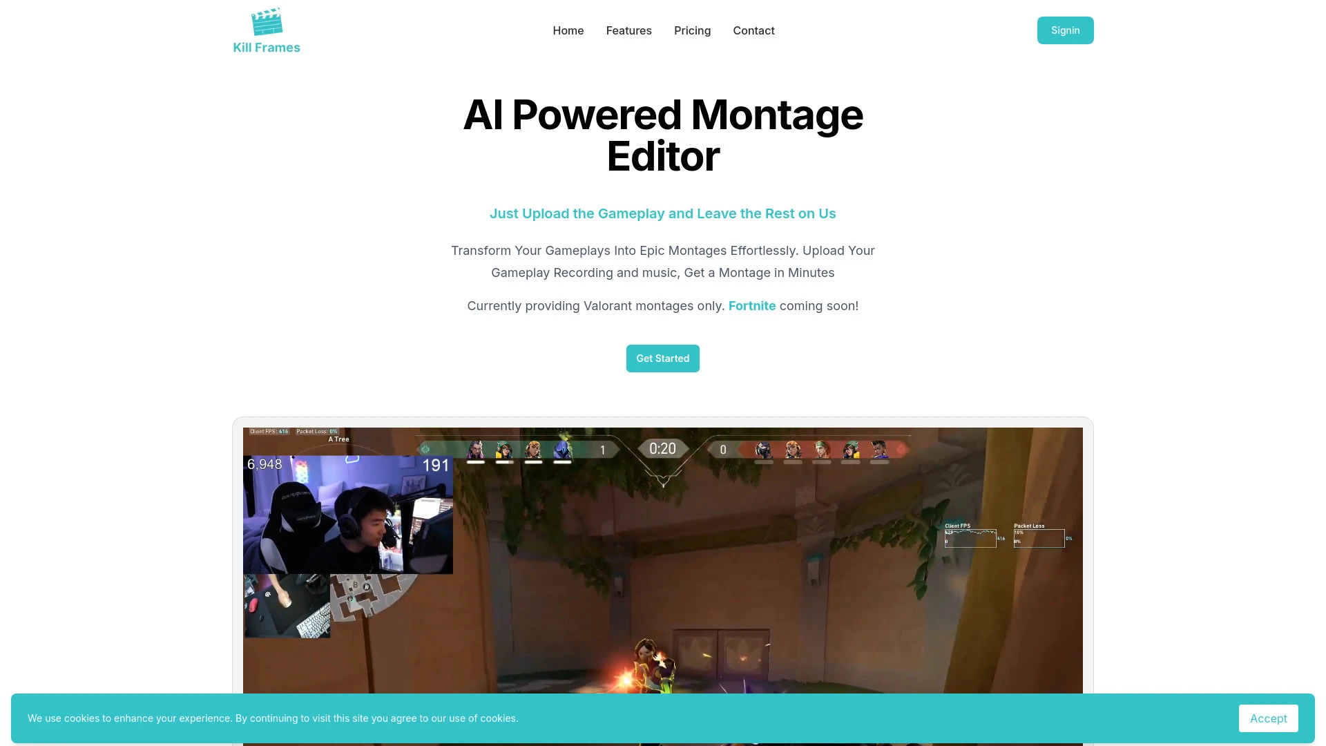 Kill Frames - AI Tool Ocean