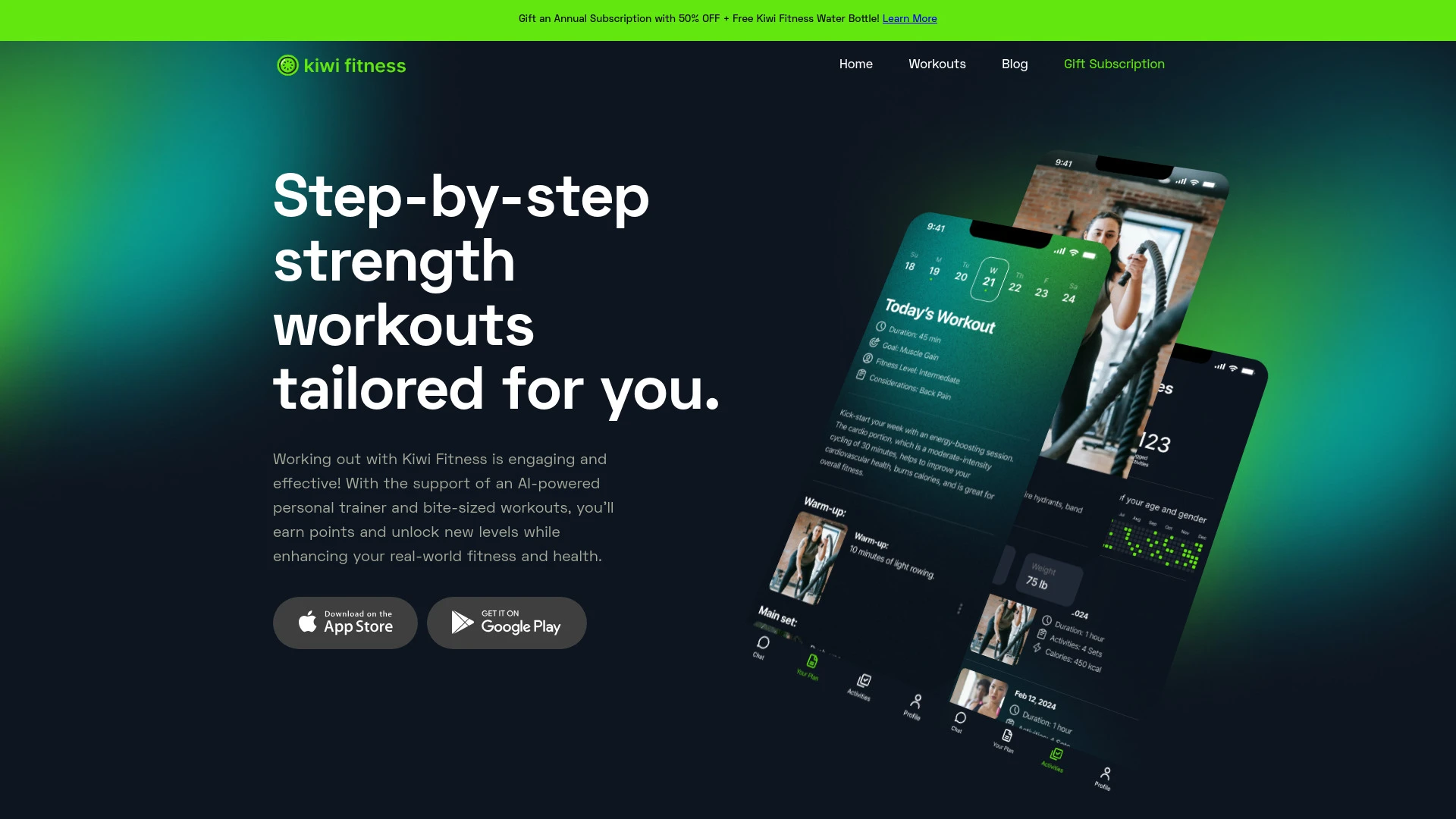 Kiwi Fitness - AI Tool Ocean