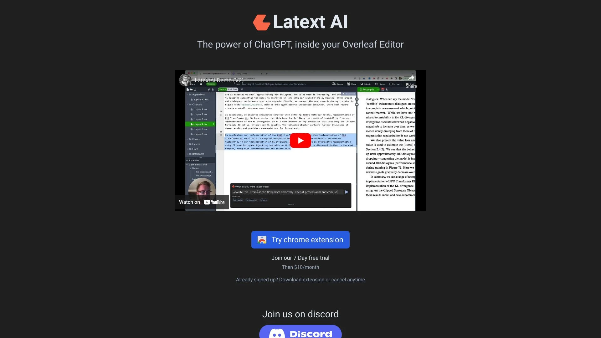Latext AI - AI Tool Ocean