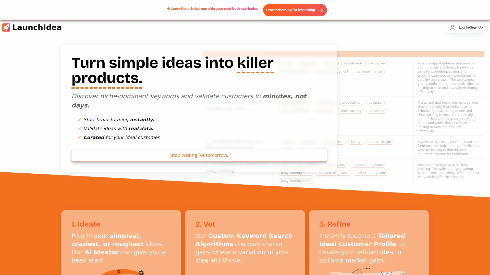 LaunchIdea - AI Tool Ocean