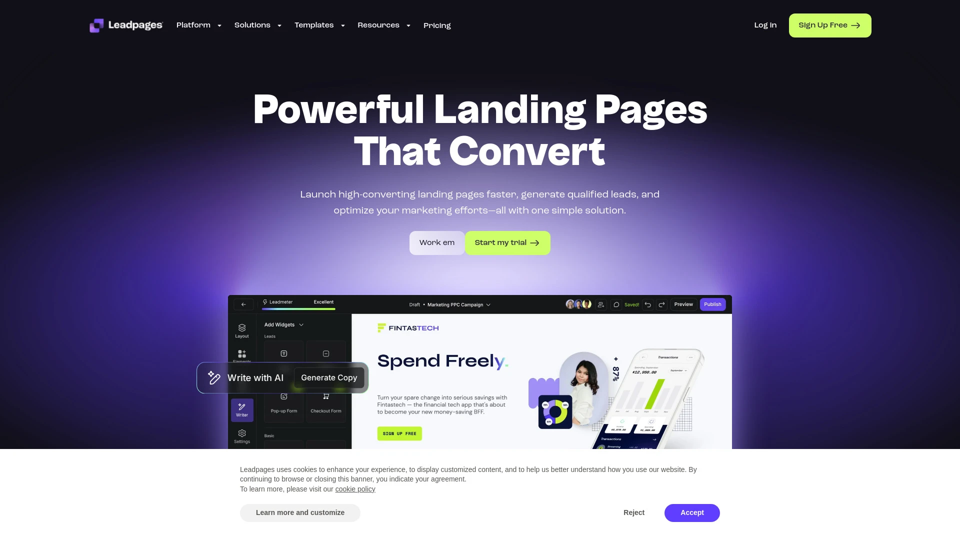 Leadpages - AI Tool Ocean