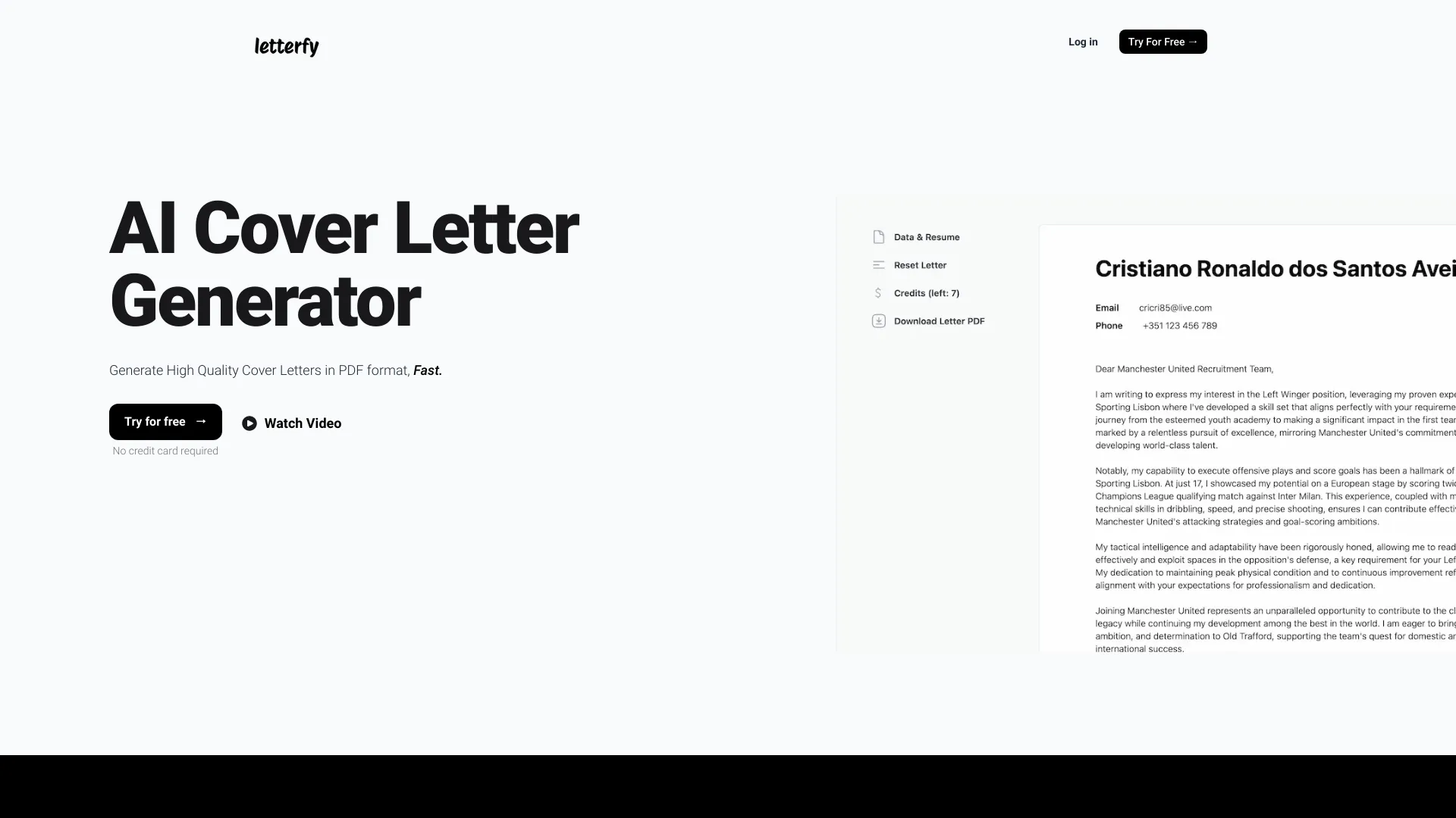 letterfy.co - AI Tool Ocean