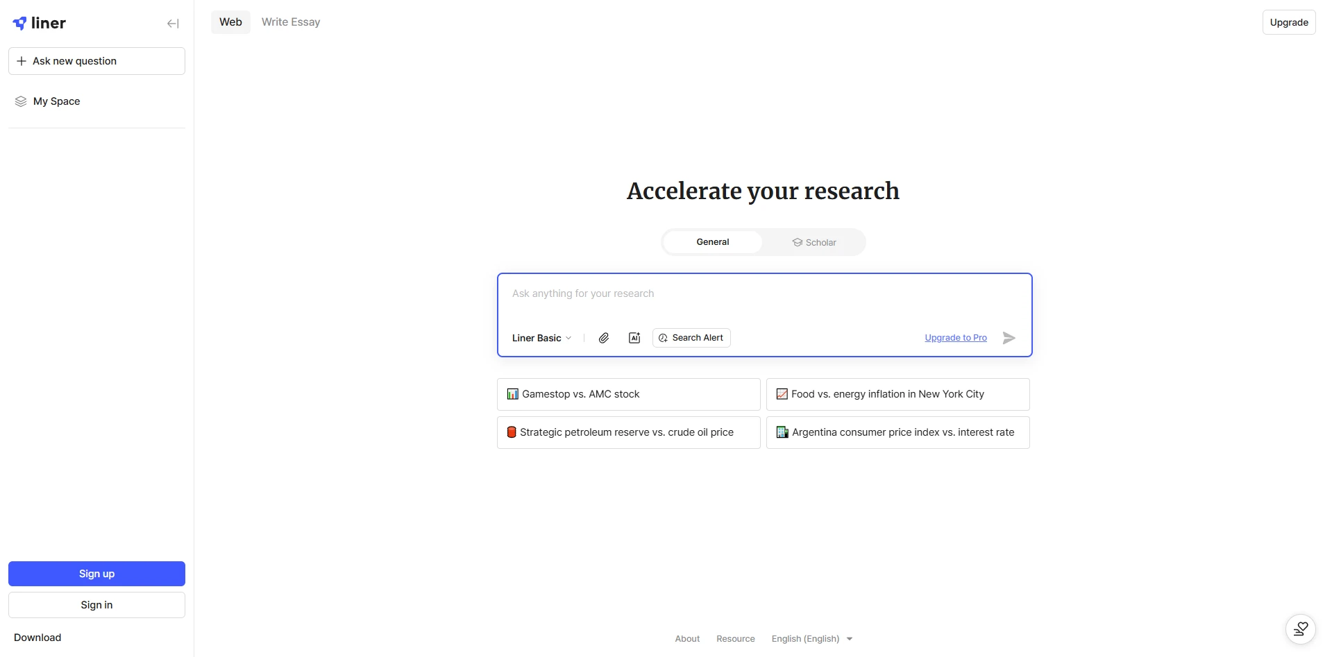 LINER AI - AI Tool Ocean