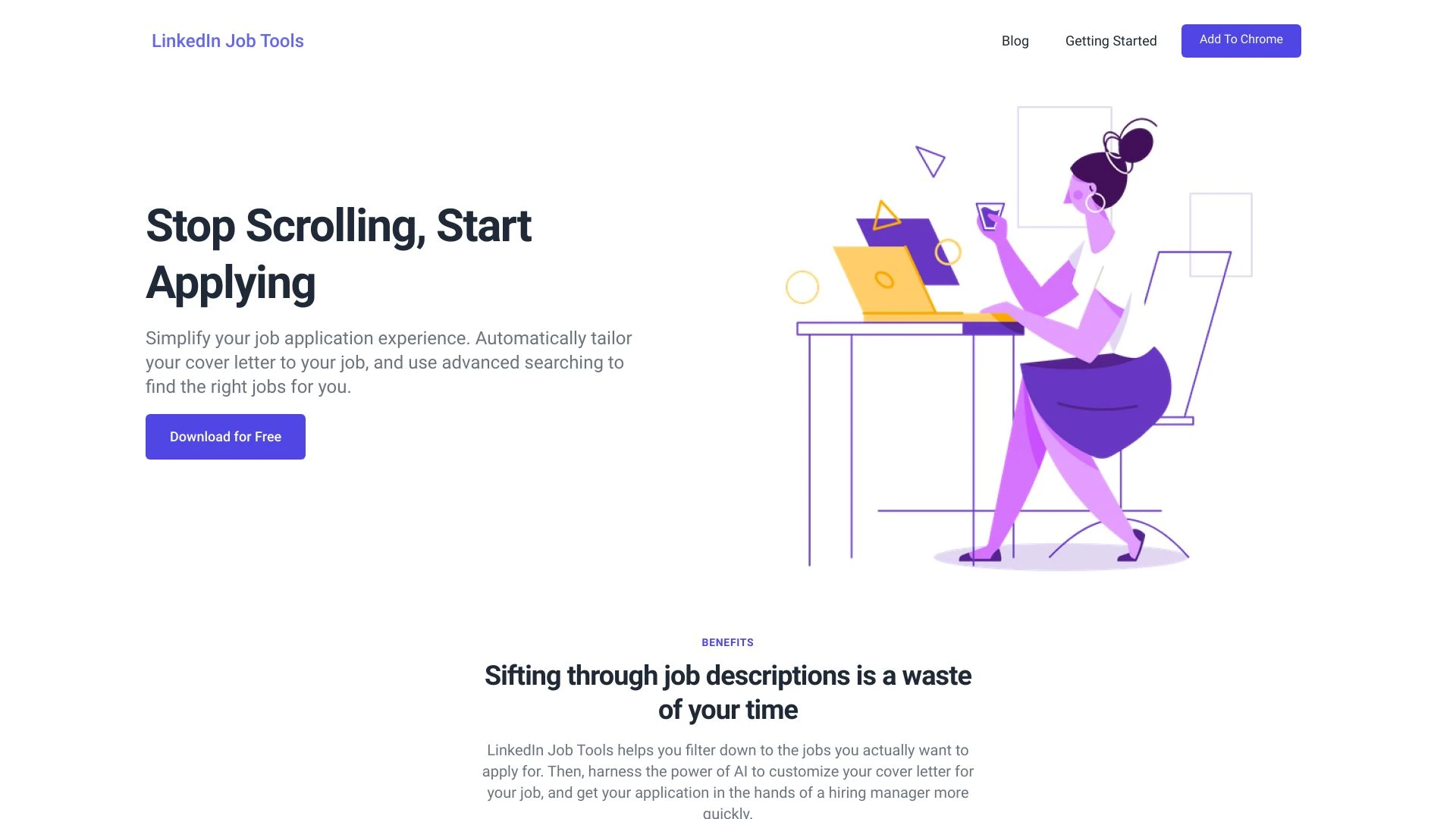 LinkedIn Job Tools - AI Tool Ocean