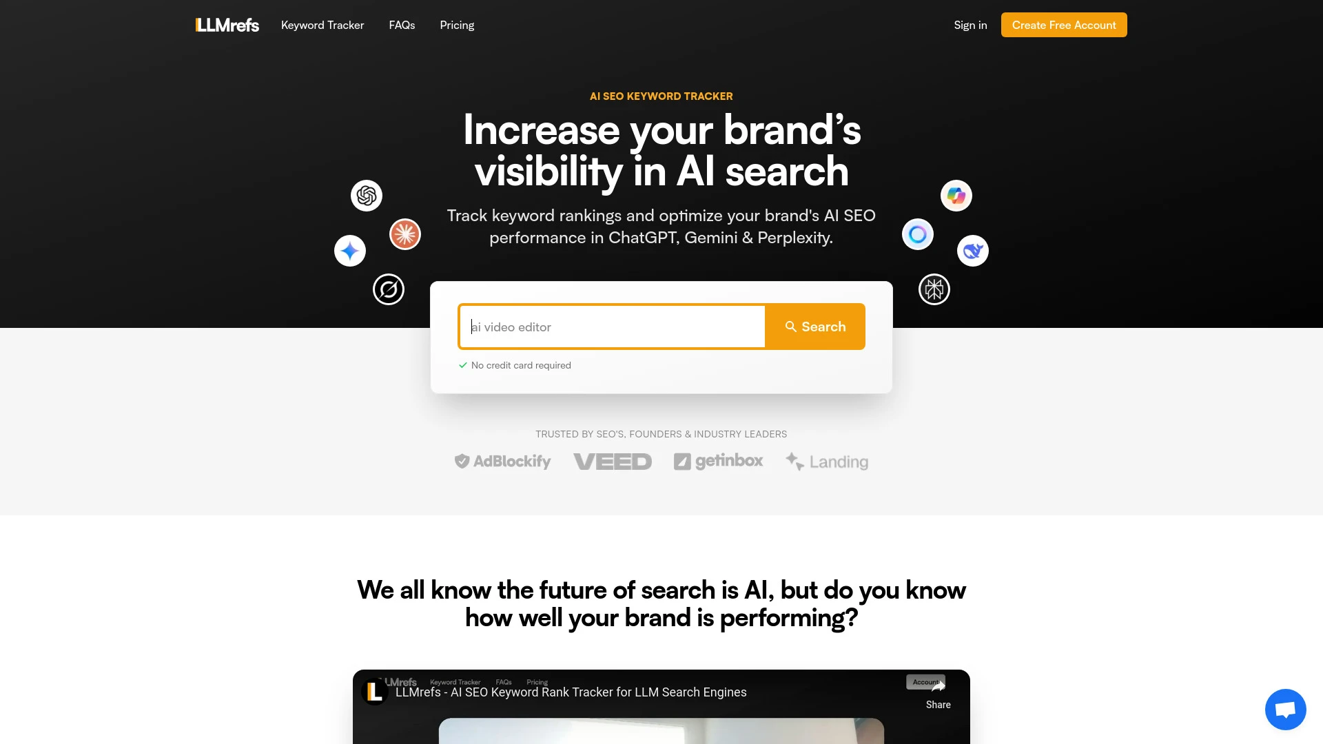 LLMrefs - AI Tool Ocean