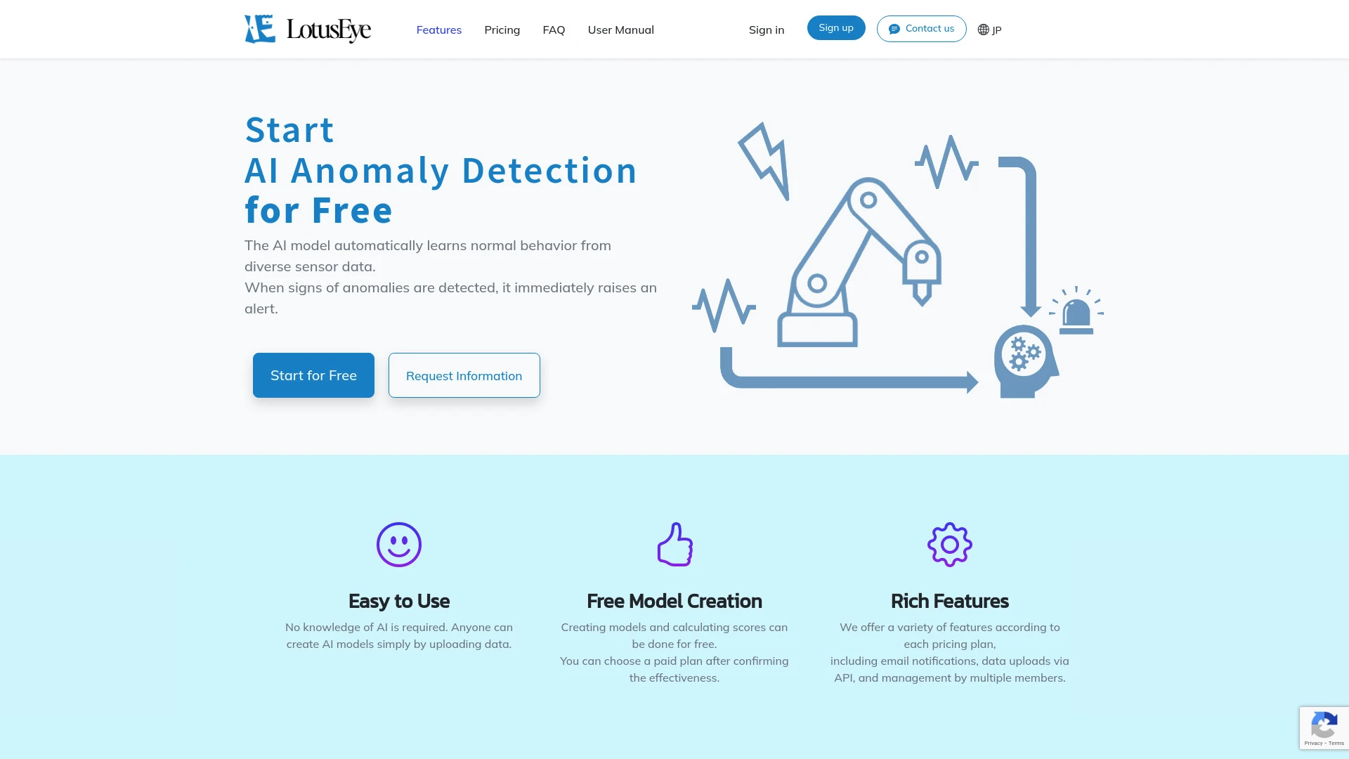 LotusEye - AI Anomaly Detector - AI Tool Ocean