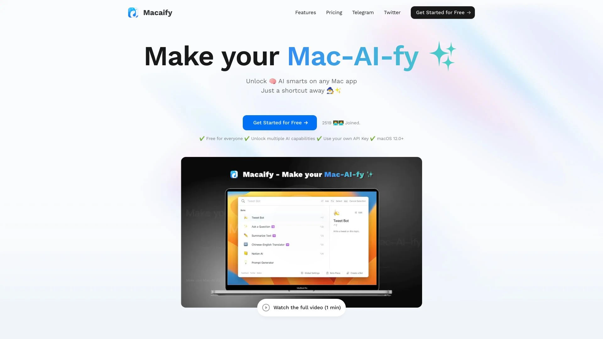 Macaify - AI Tool Ocean