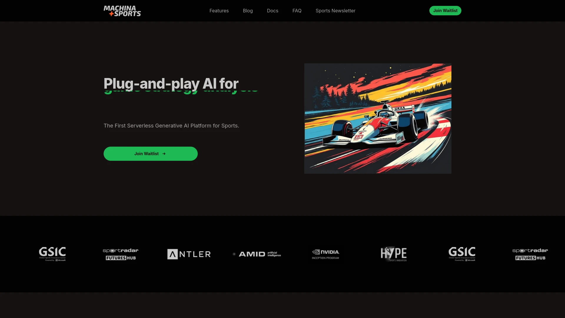 Machina Sports - AI Tool Ocean