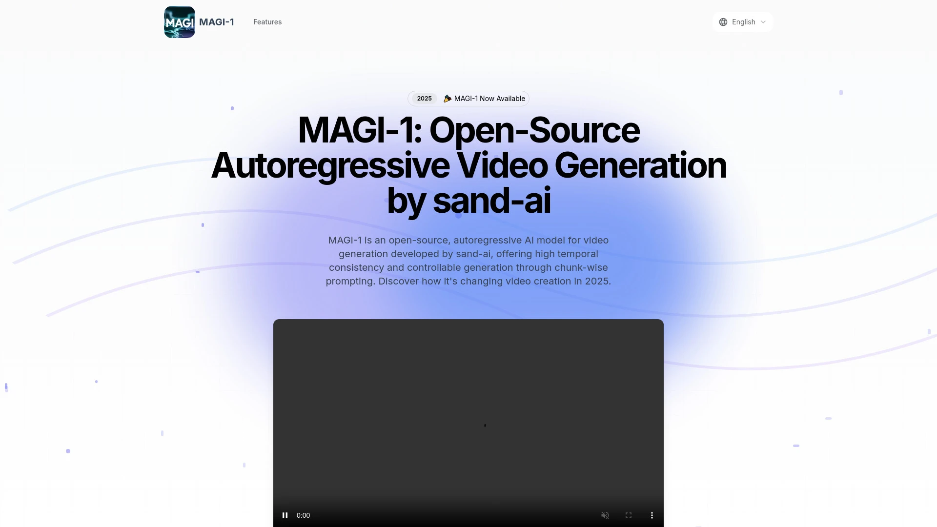 MAGI-1 AI Video Generator - AI Tool Ocean