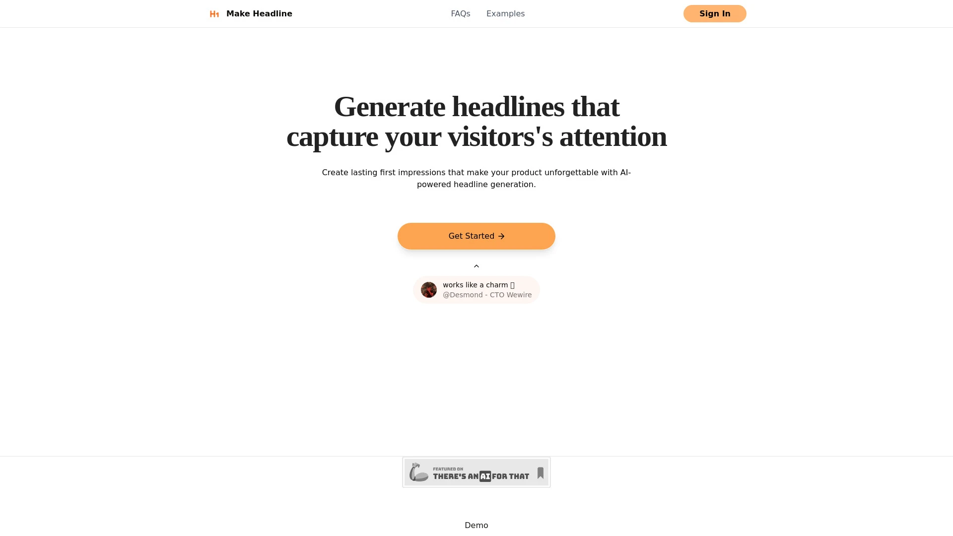 Make Headline - AI Tool Ocean