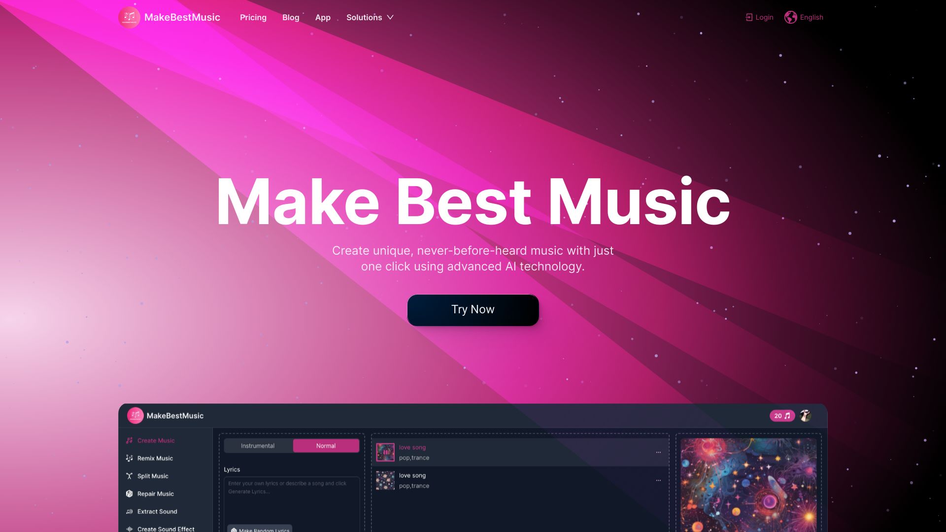 MakeBestMusic - AI Tool Ocean