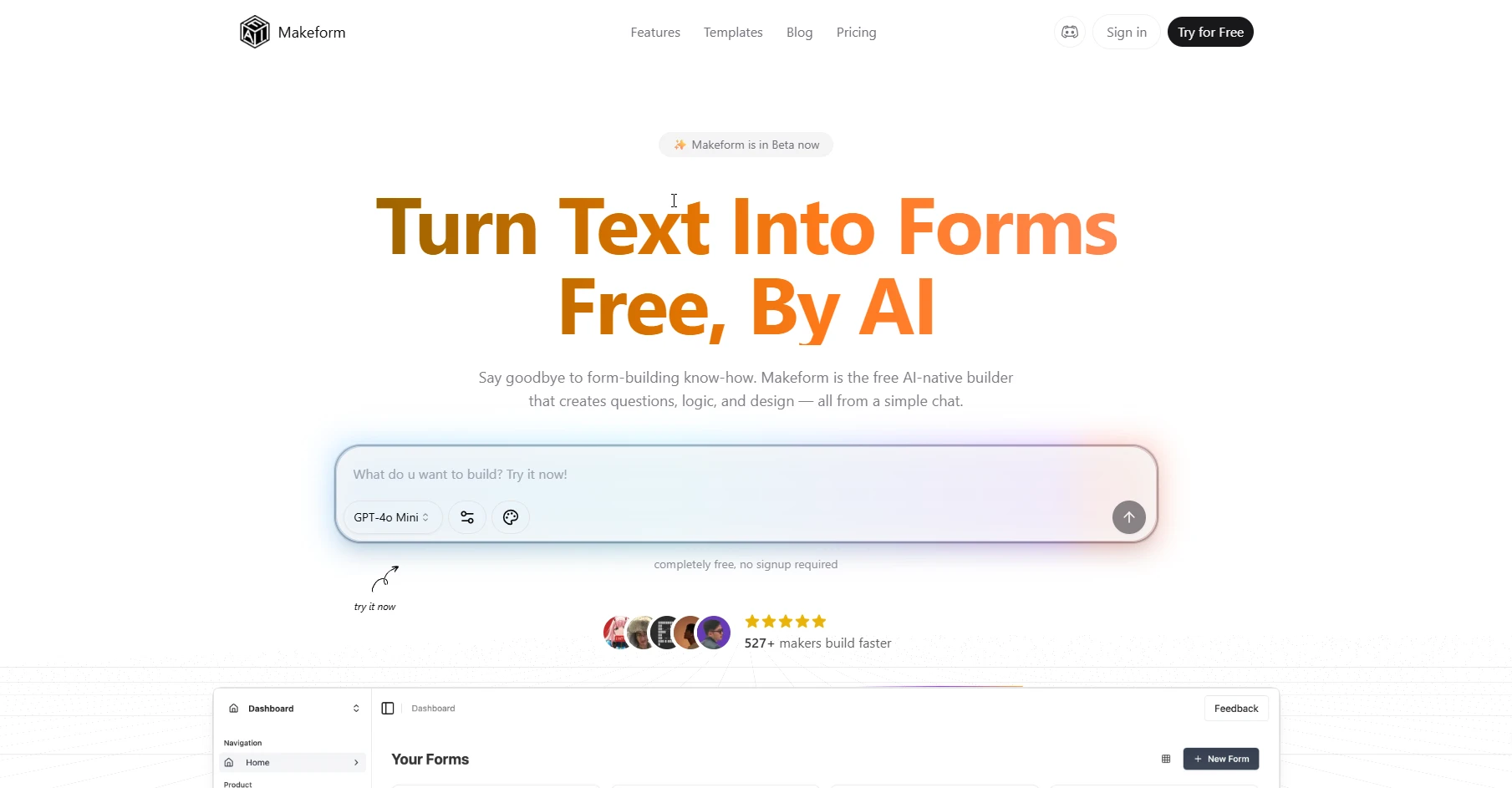 Makeform - AI Tool Ocean