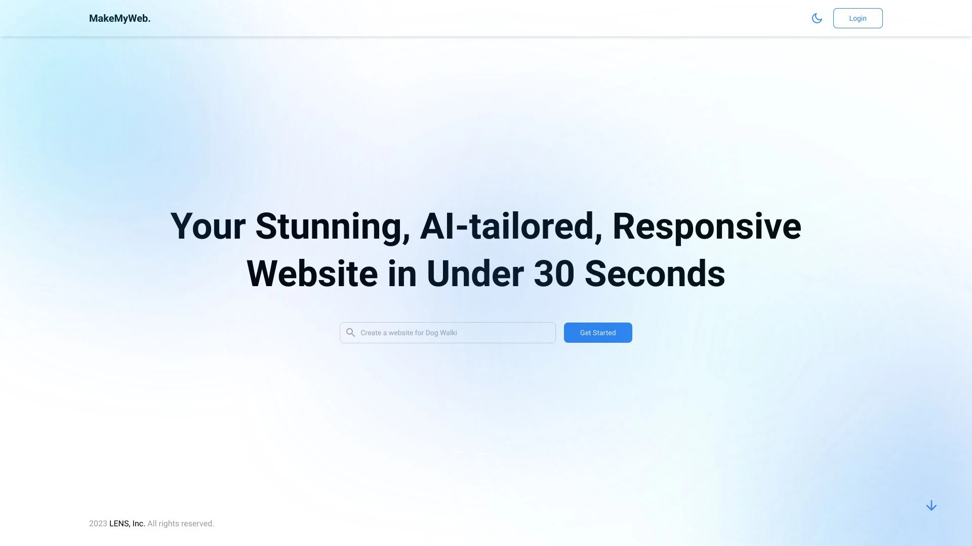 MakeMyWeb.ai - AI Tool Ocean