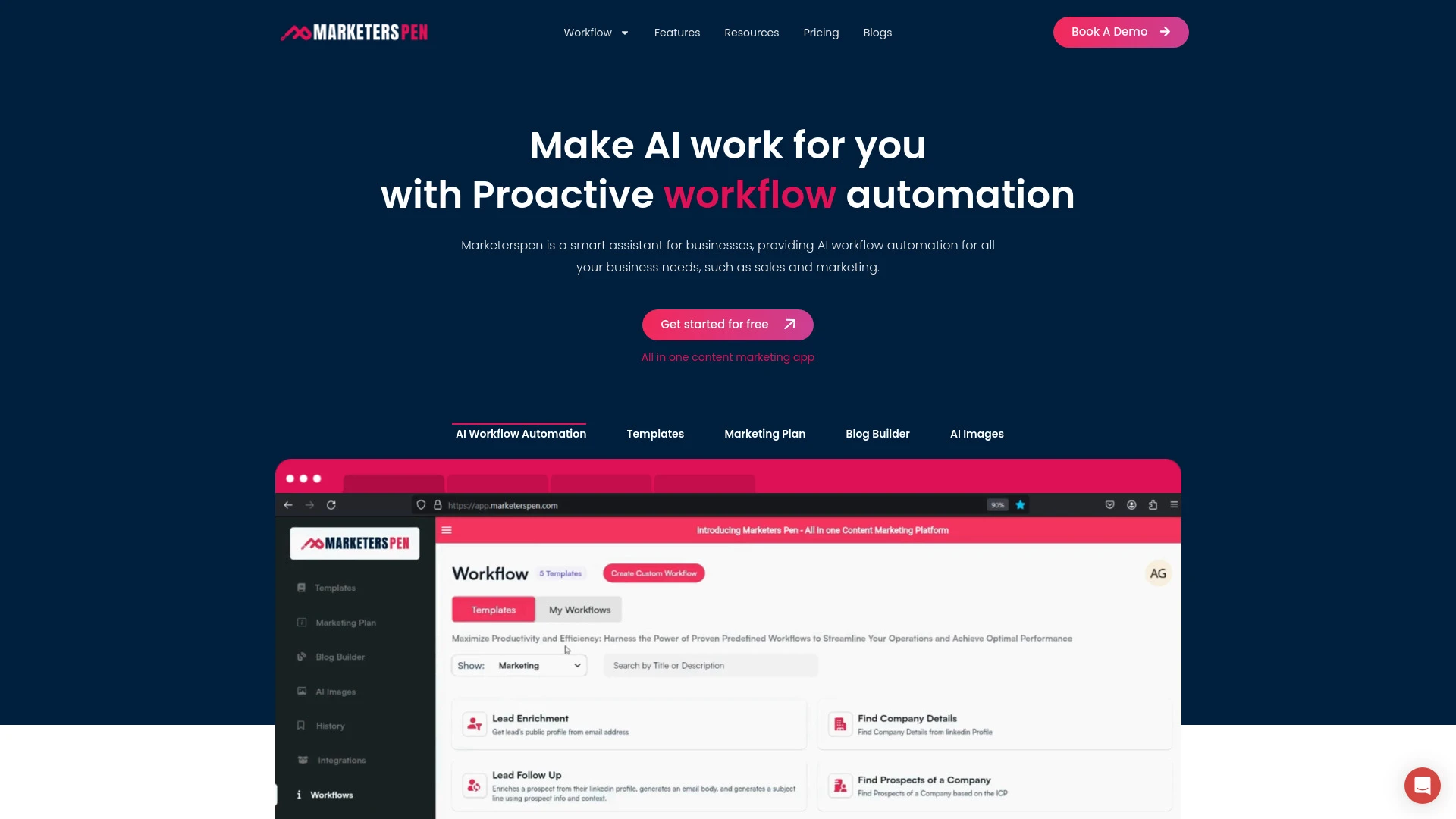 MarketersPen - AI Tool Ocean