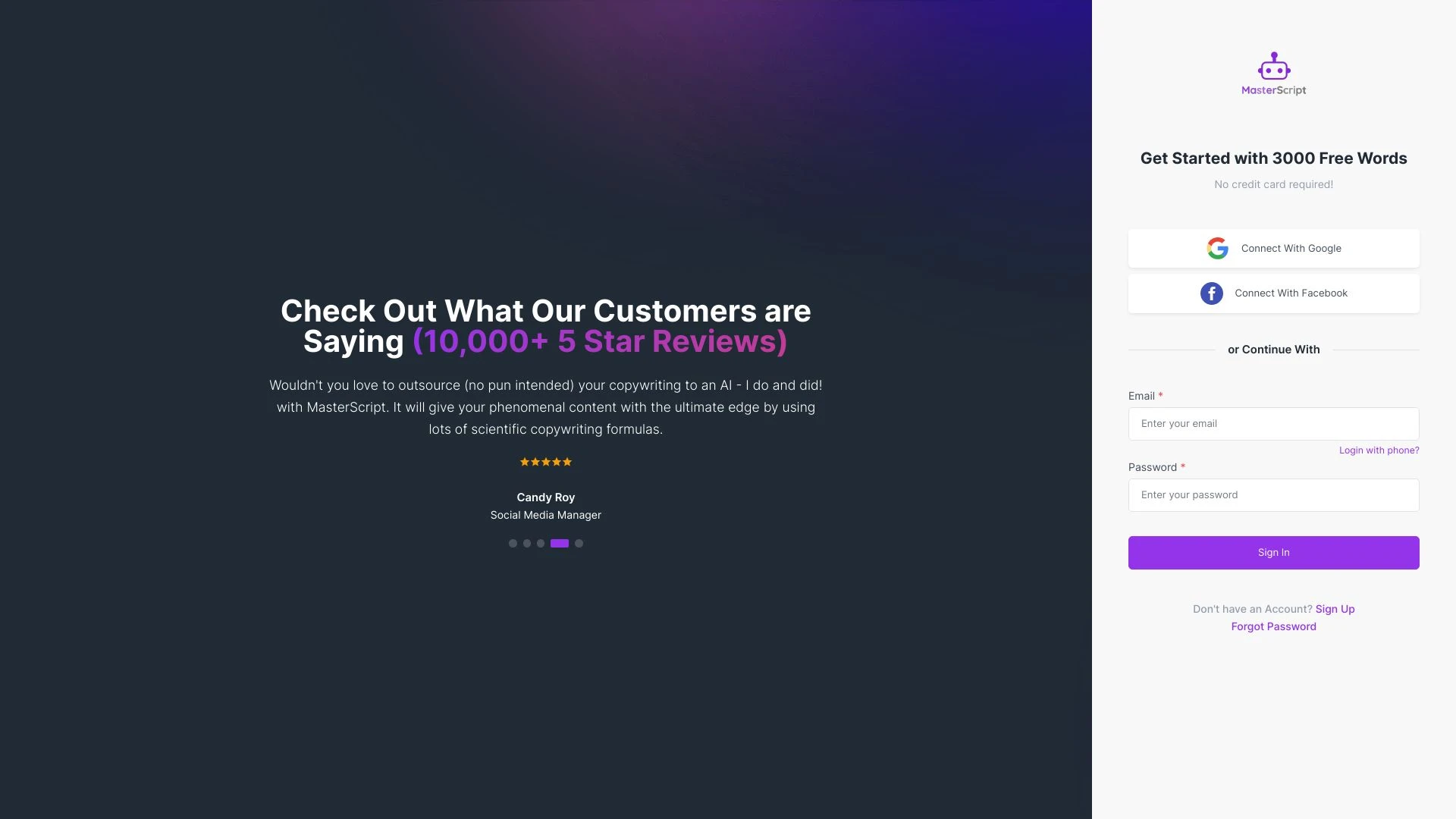 MasterScript - AI Tool Ocean